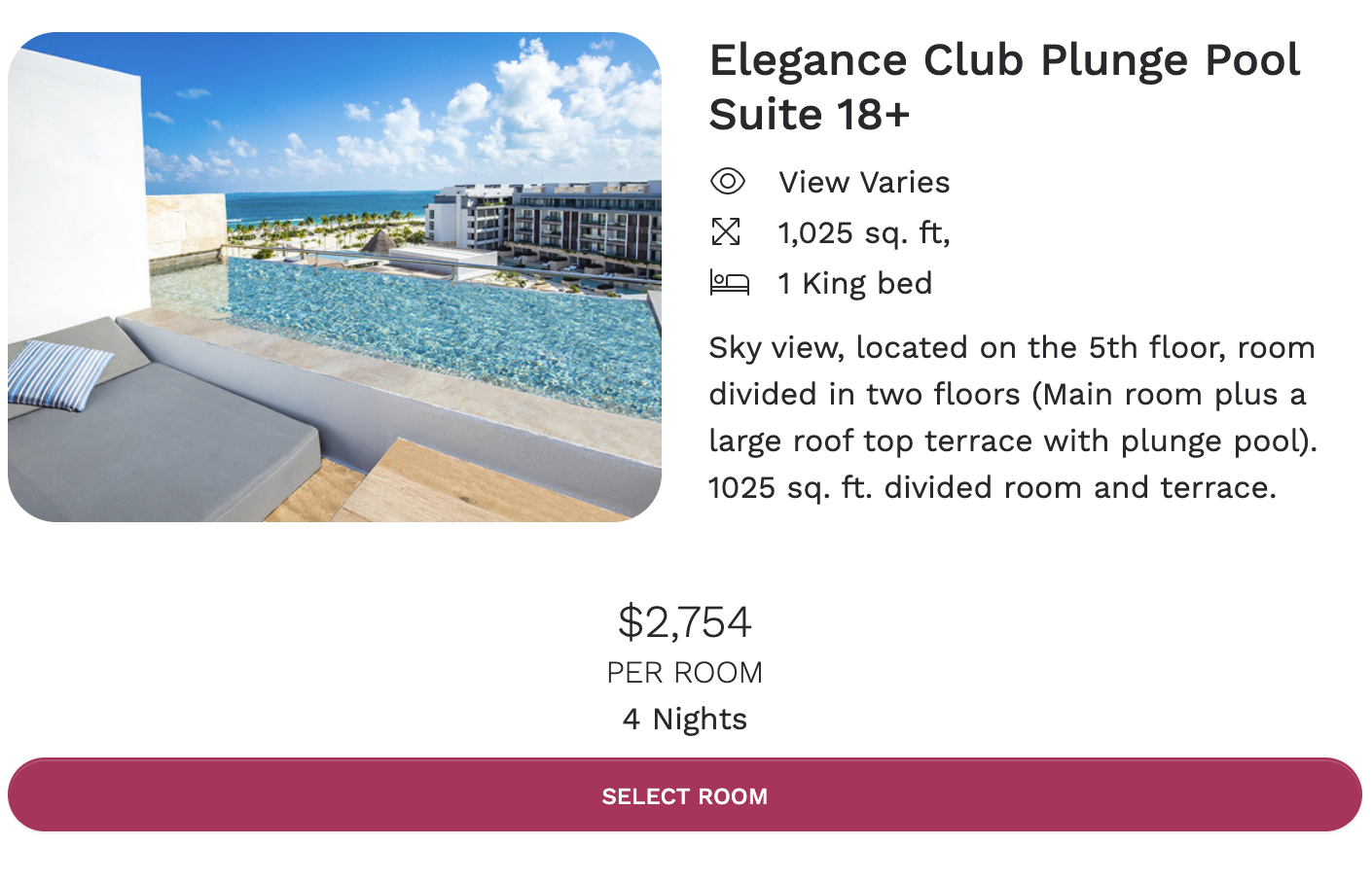 Elegance club plunge